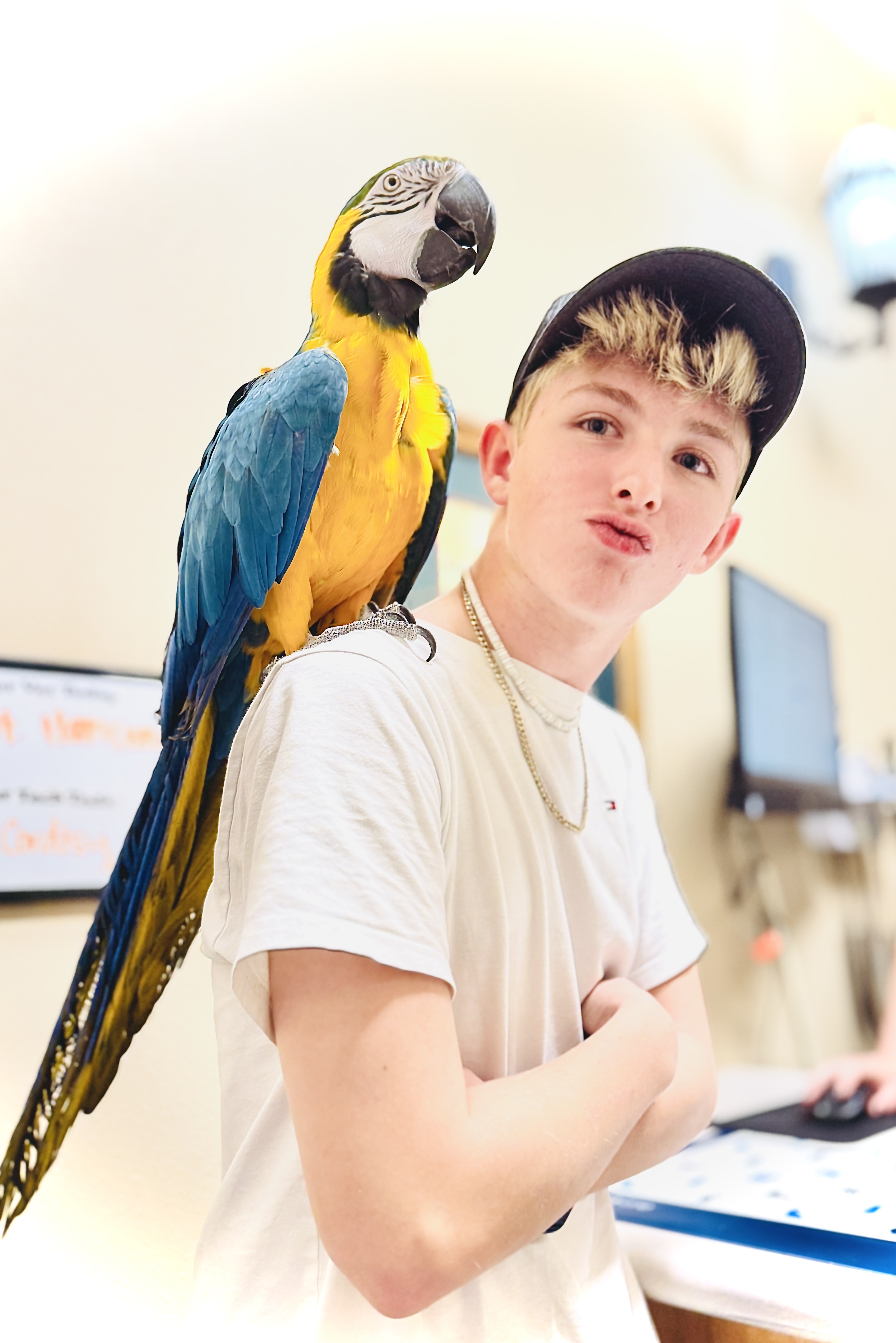 Crew Christiansen with Cobe Crew Christiansen with Cobe